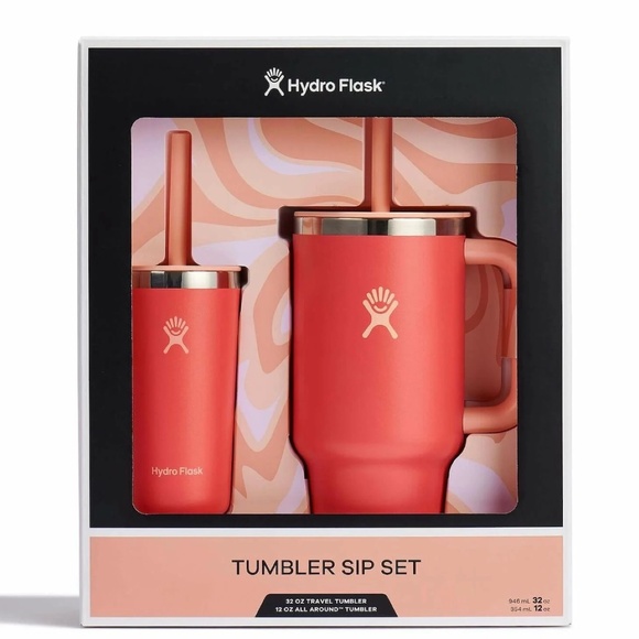 BNIB Hydro Flask 2-Pc Tumbler Sip Set - Picture 1 of 3